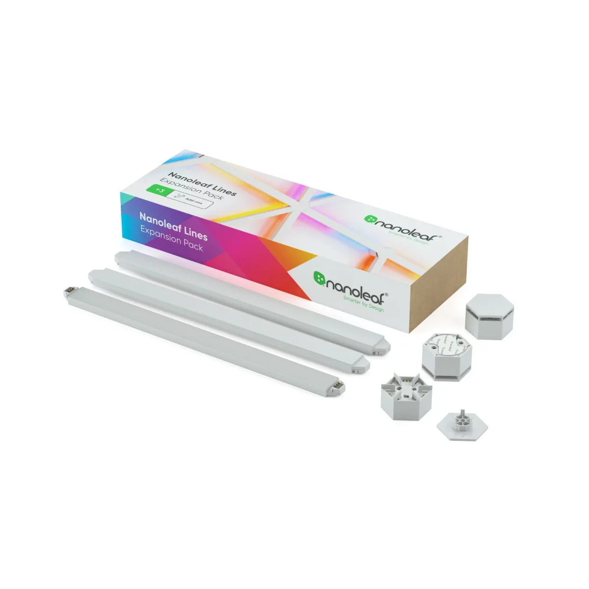 nanoleaf-lines-light-expansion-pack-3++nl59-e-0001lw-3pk@2x Nanoleaf Lines Expansion Pak (3 Lines - 60 Degree) - Image 1