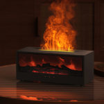 Fireplace Aroma Diffuser - Black - Image 3