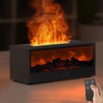 Fireplace Aroma Diffuser - Black - Image 2